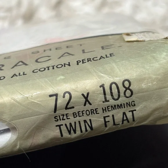 Vintage Floral Print Sheet Twin 72 X 108 - Picture 7 of 7